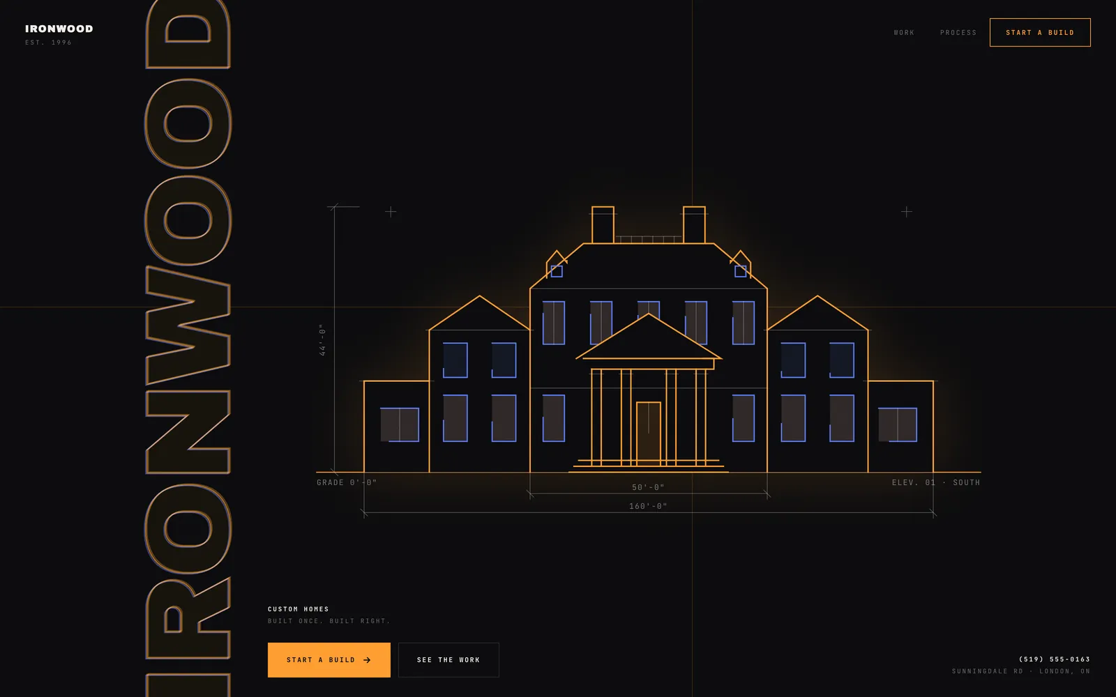 Ironwood Custom Homes, rebuilt by Bootstrapped Studios.