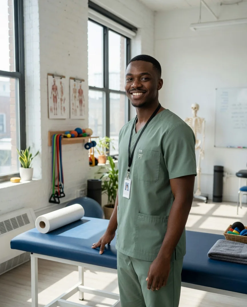 Marcus Adeyemi, Sports physiotherapist